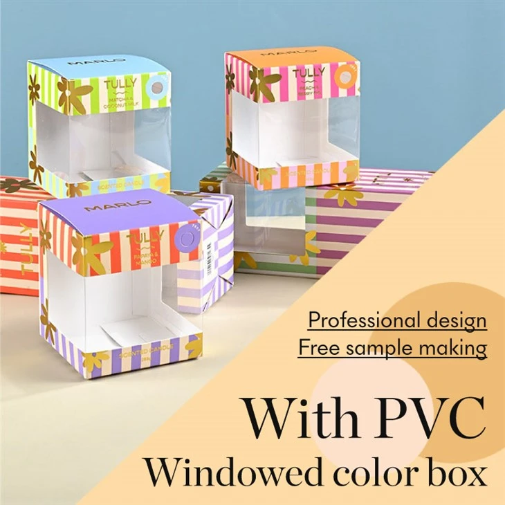 Scatola Di Carta Con Finestra In Pvc