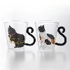 Tazza in vetro per gatti