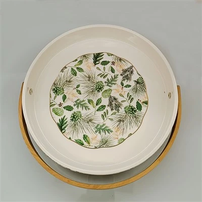 Piatto da frutta in ceramica